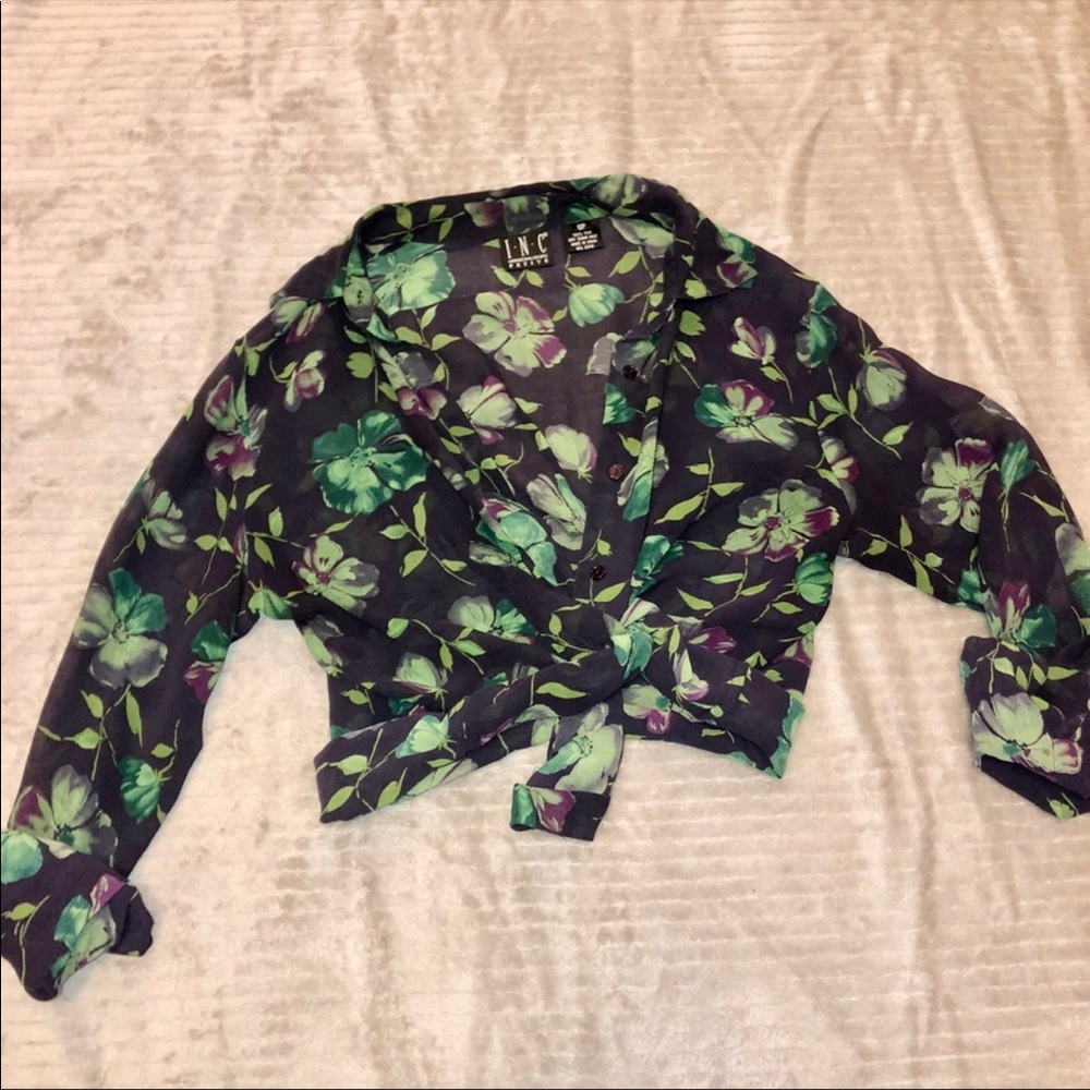 Sheer Tie Crop